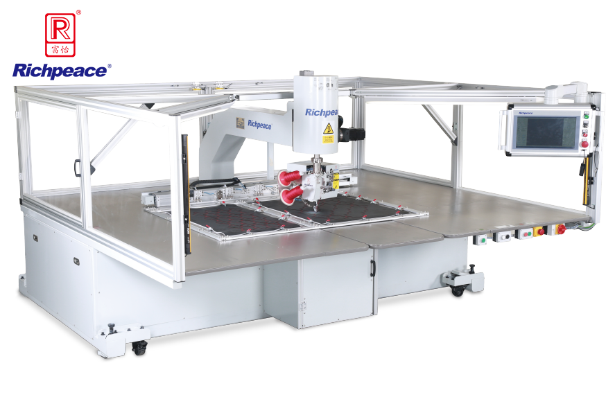 富怡雙針針距可調任意轉全自動縫紉機