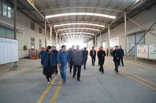 富怡快訊--熱烈歡迎天津市政府質量工作考核組蒞臨天津寶盈考察指導 ！