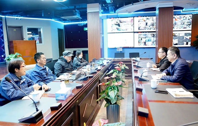 中縫協楊曉京理事長一行蒞臨富怡考察調研！